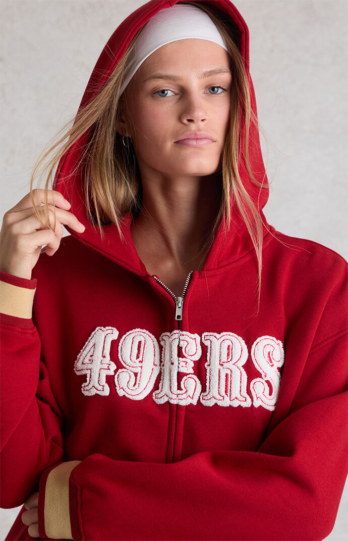 WILD COLLECTIVE x NFL SF 49ers Zip Up Hoodie | Pacsun