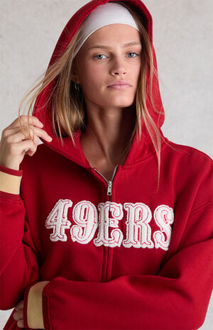 x NFL SF 49ers Zip Up Hoodie image number 2