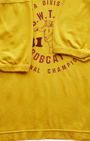 80s SWTSU Bobcats V-neck Graphic T-Shirt image number 2