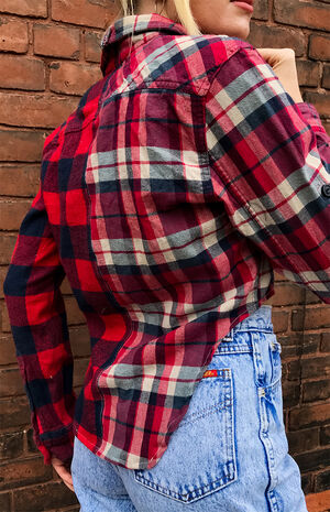 Eco Reworked Flannel Shirt image number 2