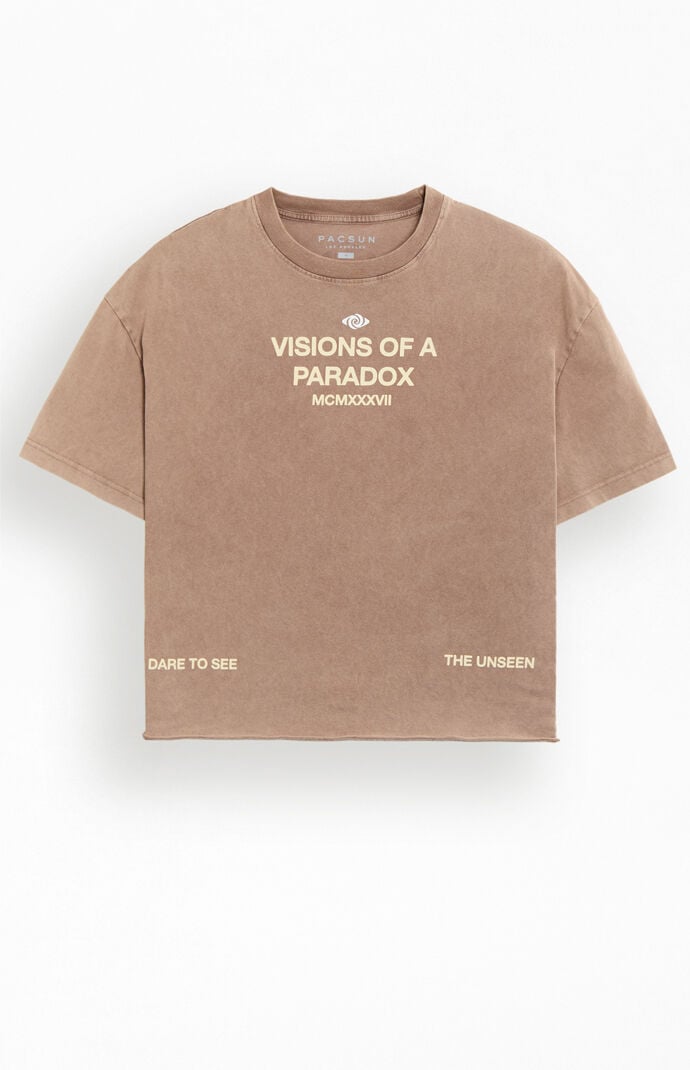 C.O.S.A Sundown Tシャツ Pacsun Visions Paradox Cropped Boxy T-Shirt | PacSun