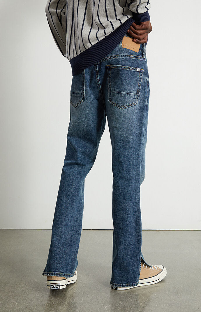 【BOK PLACE】Span Slim Bootcut Denim Pants Rank 45 Men's 45&Reg; Trigger Slim Bootcut 4-Way Performance