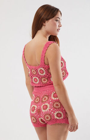 Harlow Crochet Shorts image number 4