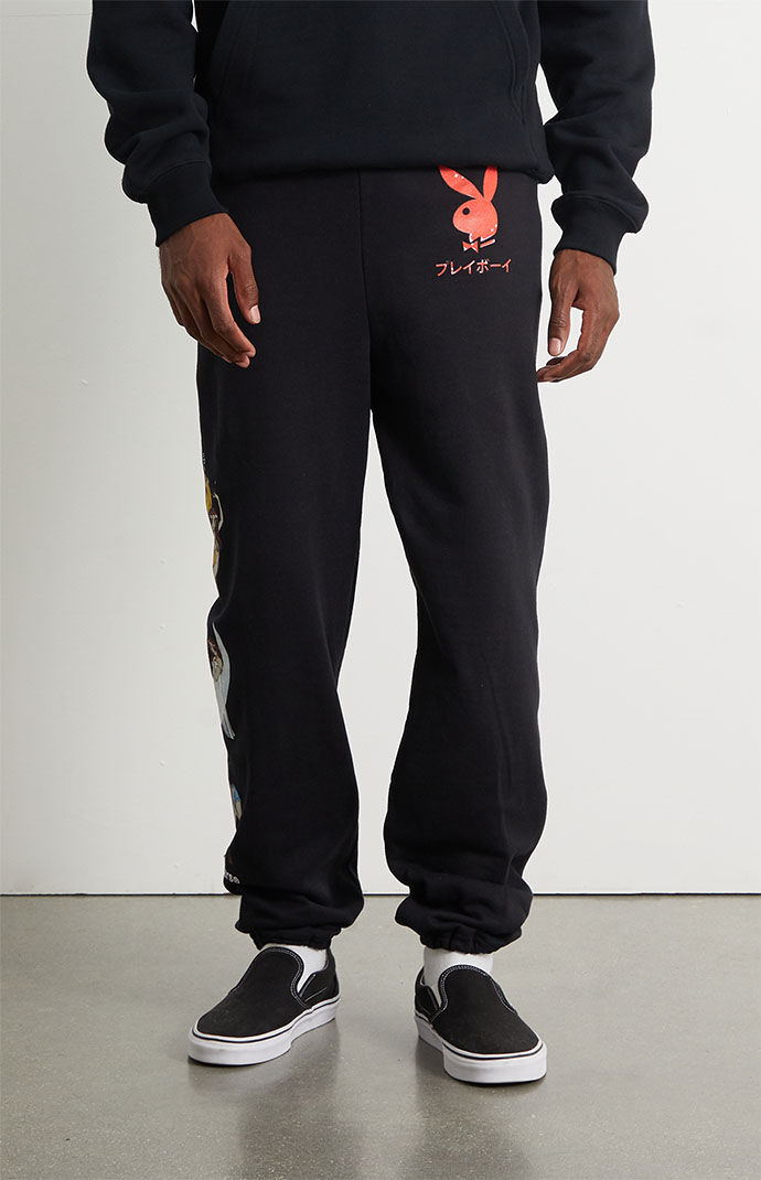 Pacsun x playboy hotsell side stripe sweatpants