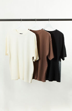 3 Pack Boxy Waffle T-Shirts image number 1