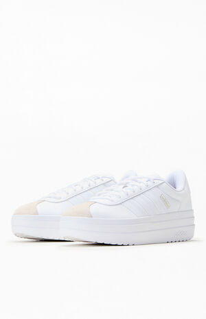 Women's White VL Court Bold Sneakers image number 2