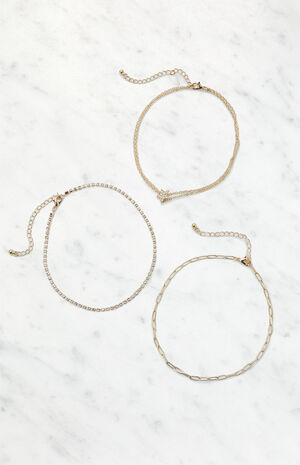 3 Pack Celestial Choker Necklaces image number 1