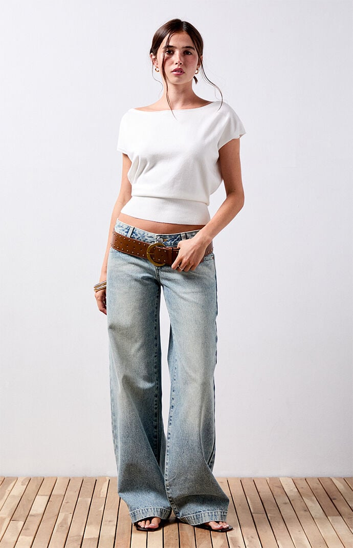 Your Favorite Eva Short Sleeve Sweater T-Shirt