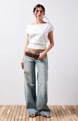 Eva Short Sleeve Sweater T-Shirt image number 1