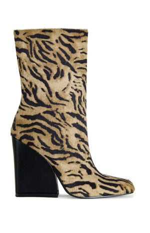 Women's Notebook Tiger Block Heel Booties image number 1
