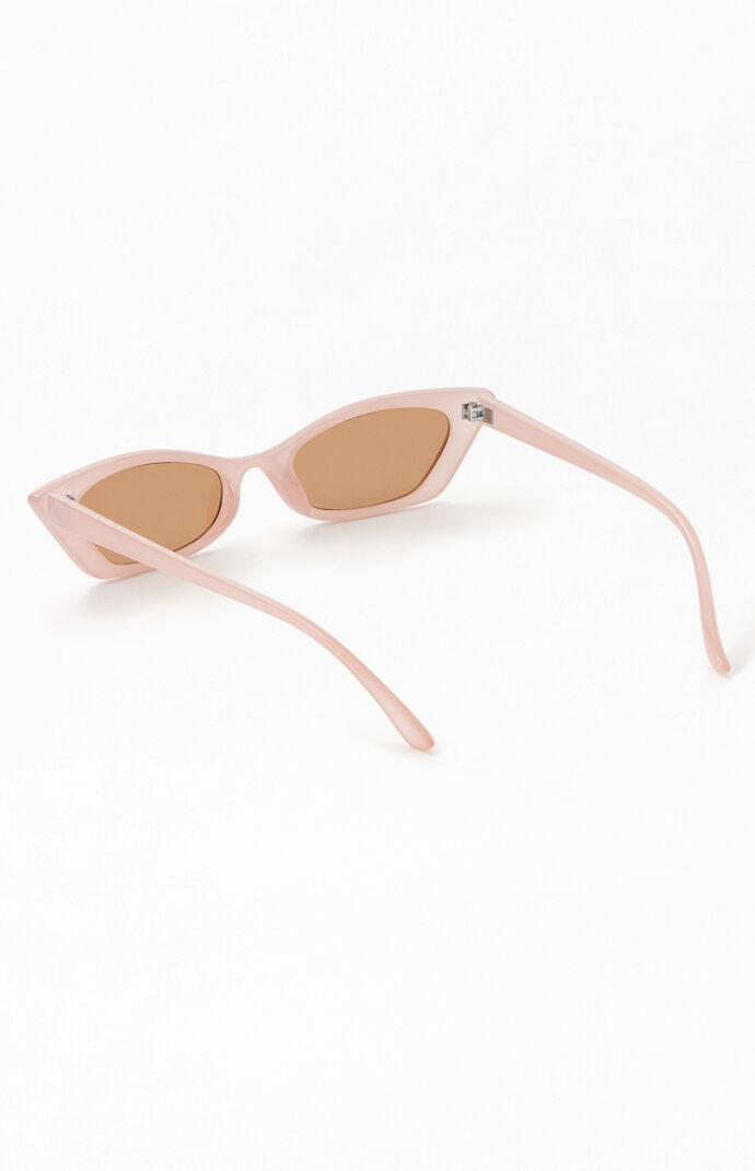 Pink Geometric Cat Eye Sunglasses