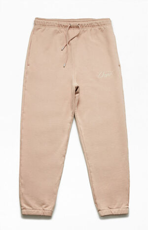 x Union Beige Fleece Sweatpants image number 1