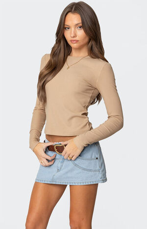 Nicky Ribbed Long Sleeve T-Shirt image number 3