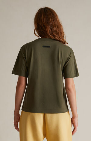 Women's Military Tri-Blend Crew Neck T-Shirt image number 4
