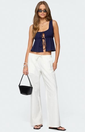 Alesia Tie Front Tank Top image number 2