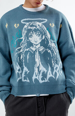 Rare Hearts Cropped Sweater image number 2