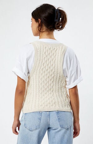 High Tide Cable Knit Tank Top image number 4