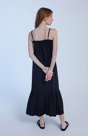 Smocked Midi Dress image number 4