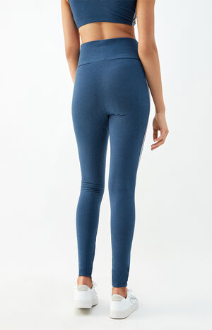 Navy Sporty Leggings image number 4