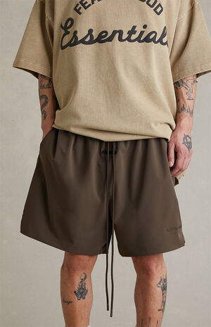 Brown Active Trace Classic Shorts image number 5