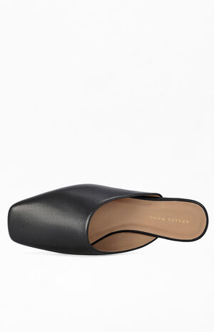 Women's Raphael Black Leather Flats image number 4