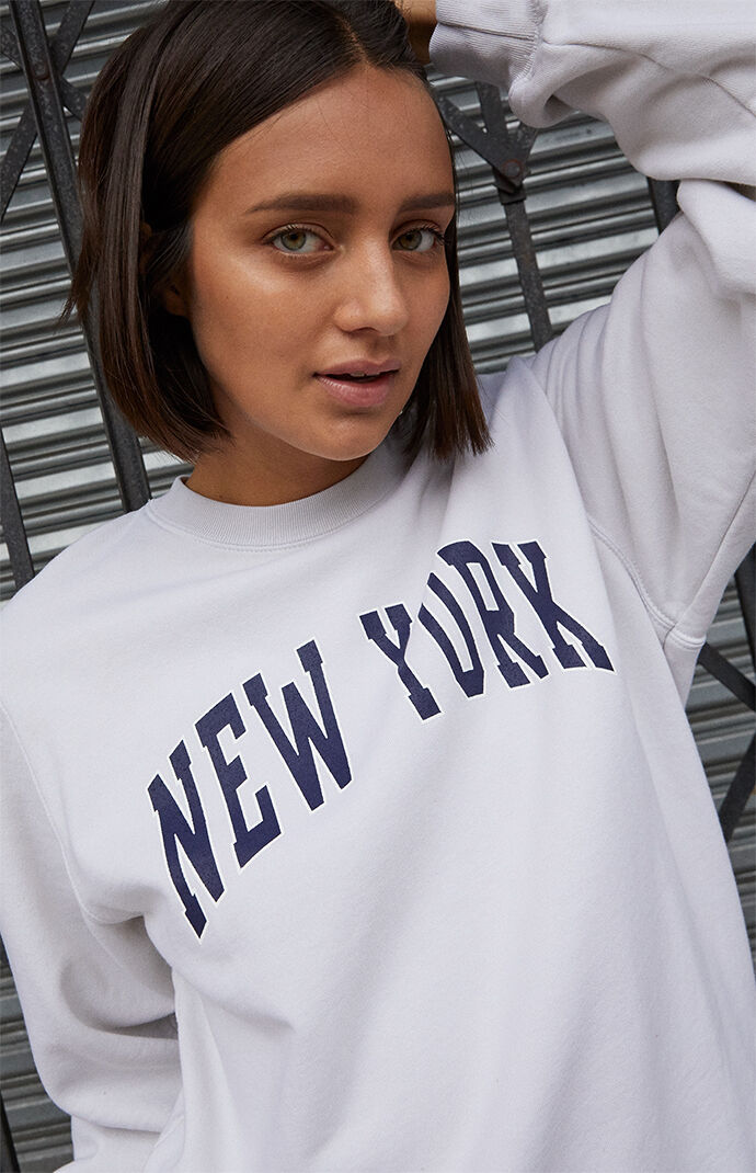 New York Crew Neck Sweatshirt