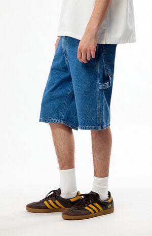 Medium Blue Carpenter Jean Shorts image number 3