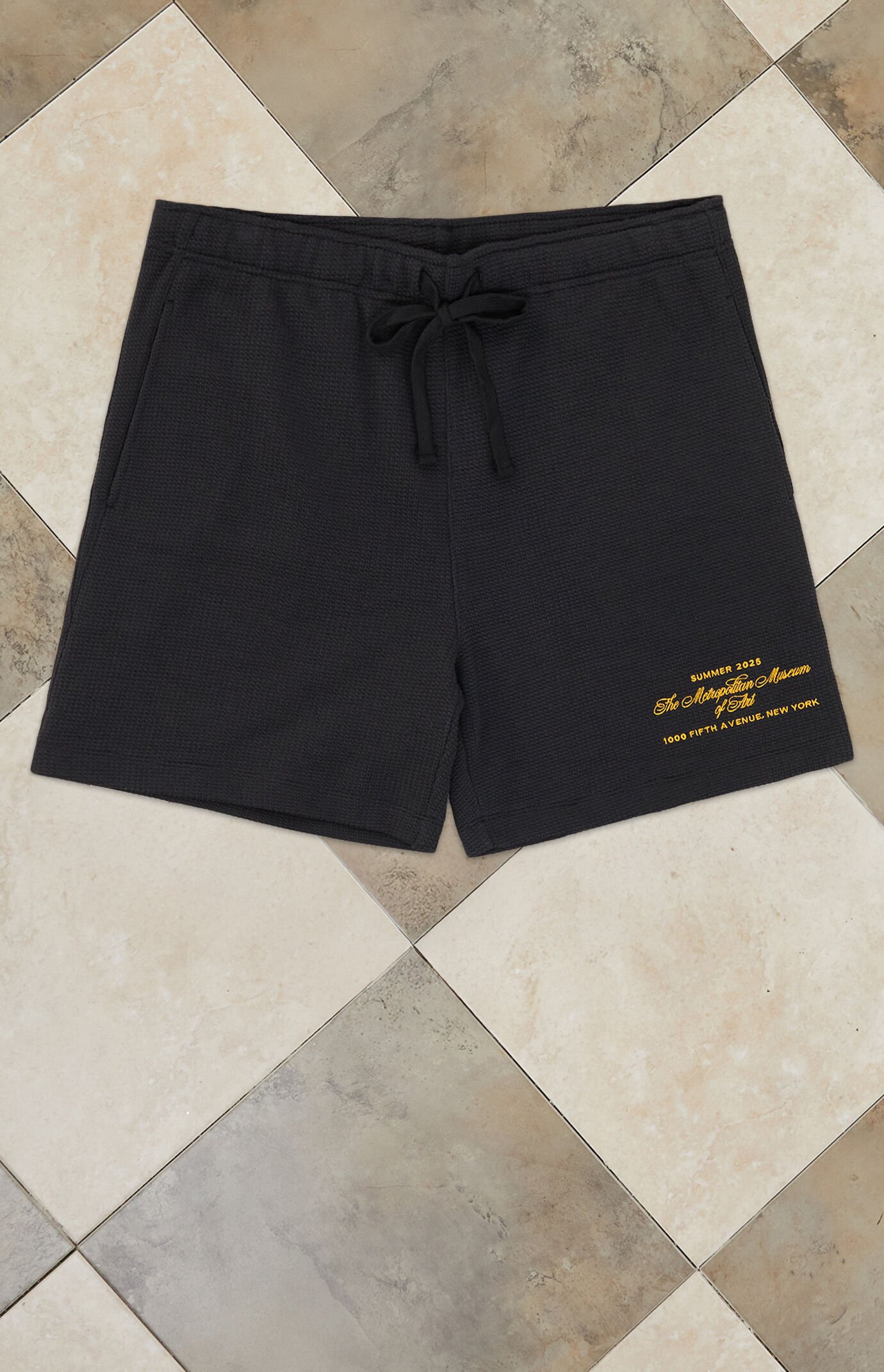 The Met x Pacsun Waffle Knit Shorts