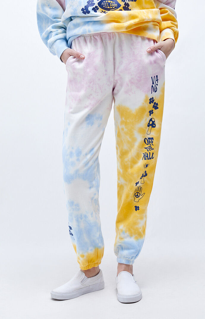 Blue tie dye sweatpants pacsun outlet