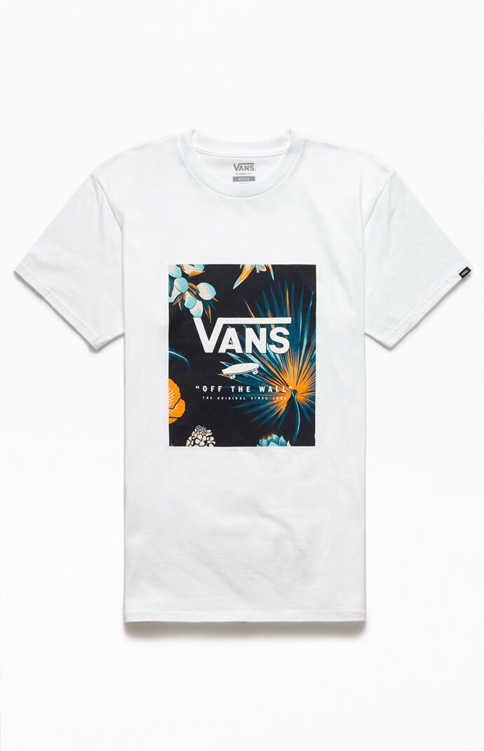 White Classic Print Box T-Shirt