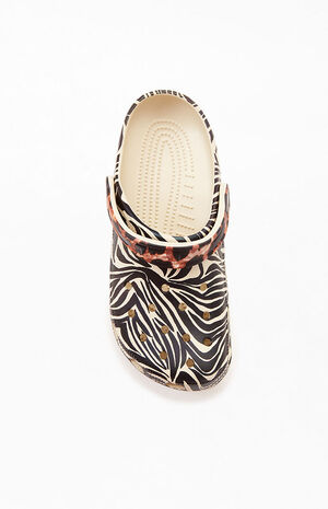 Women's Classic Animal Remix Print Clogs image number 5