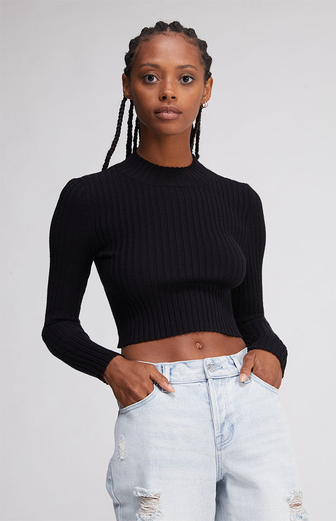 Mock neck sweater shop topshop