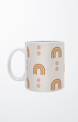 Beige Rainbow Coffee Mug image number 2