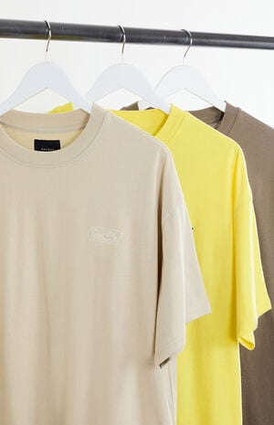 3 Pack Tonal Embroidered T-Shirts image number 2