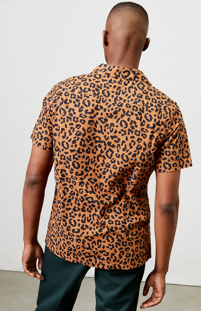 Wilder Animal Short Sleeve Button Up Shirt