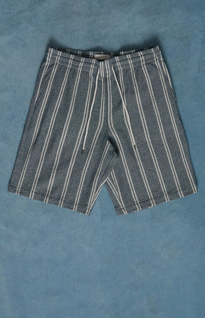 Pacsun Cream Striped Linen Shorts