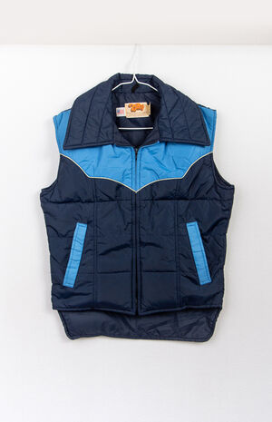 Eco '70s Puffer Vest Jacket image number 1
