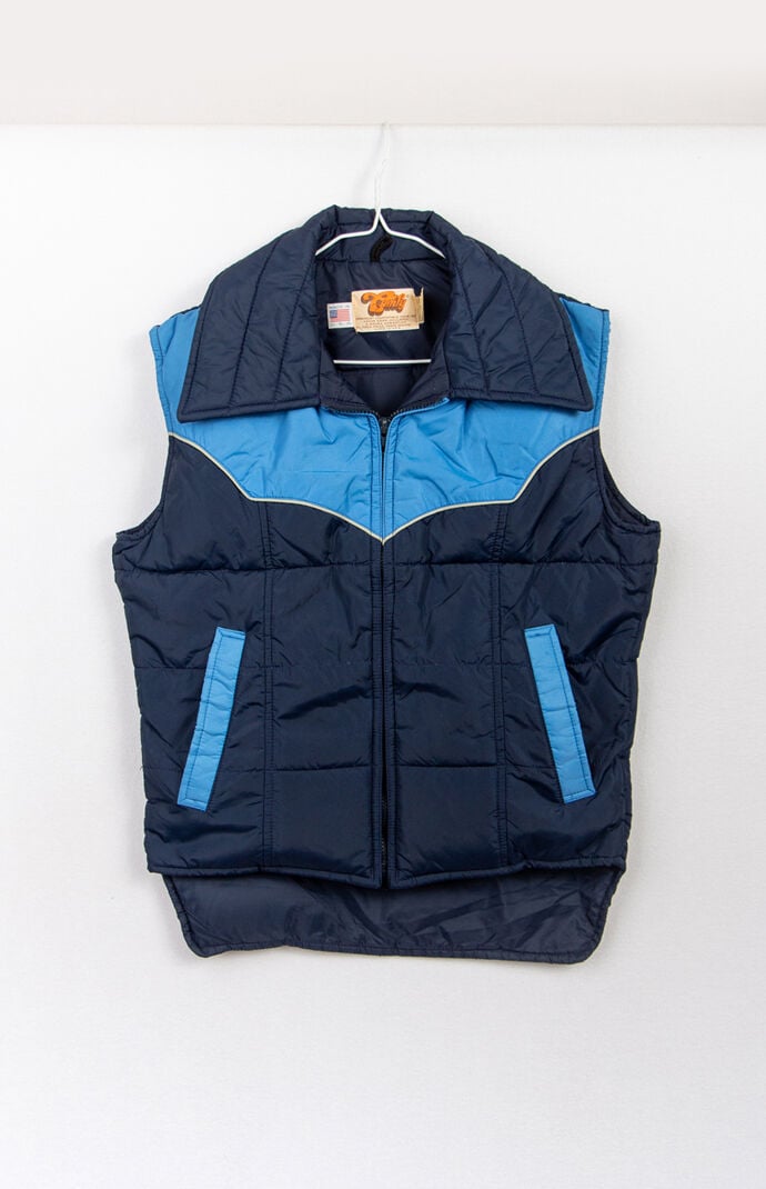 '70s Puffer Vest Jacket