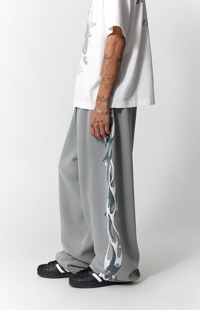 Pacsun Graphic Extreme Fleece Baggy Sweatpants | Pacsun