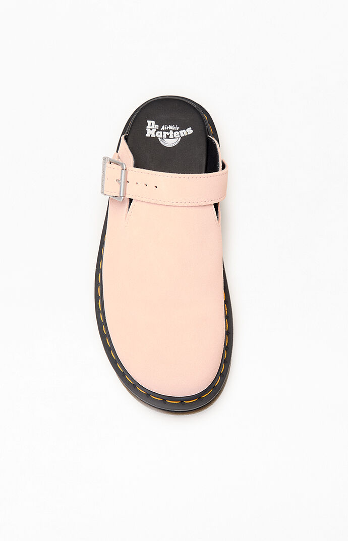 【DR MARTENS】ZEBZAG SUEDE プラットフォーム ミュール Zebzag Suede Casual Slingback Platform Mules in Muted Olive