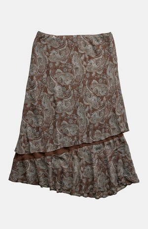 2000s Brown Midi Skirt image number 1