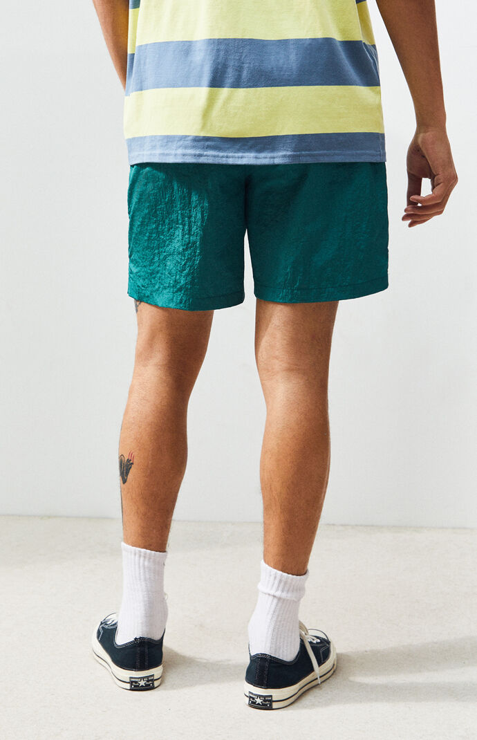 guess neon nylon active shorts