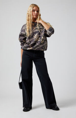 Casey Low Rise Baggy Jeans Black image number 5