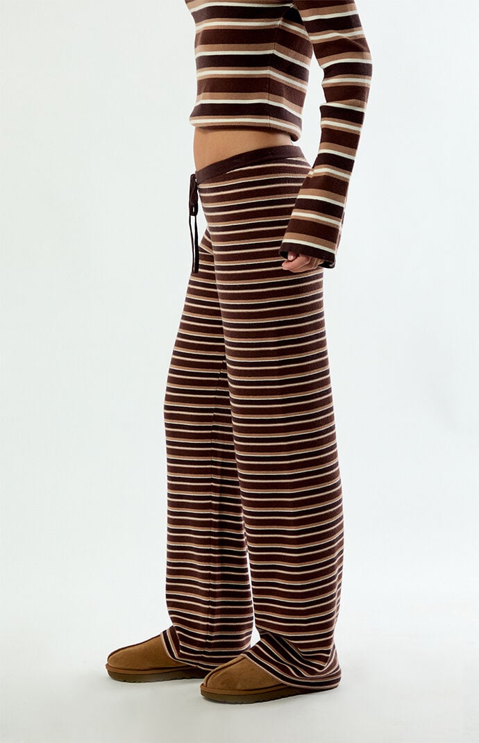 Your Favorite Sage Low Rise Ribbed Pants