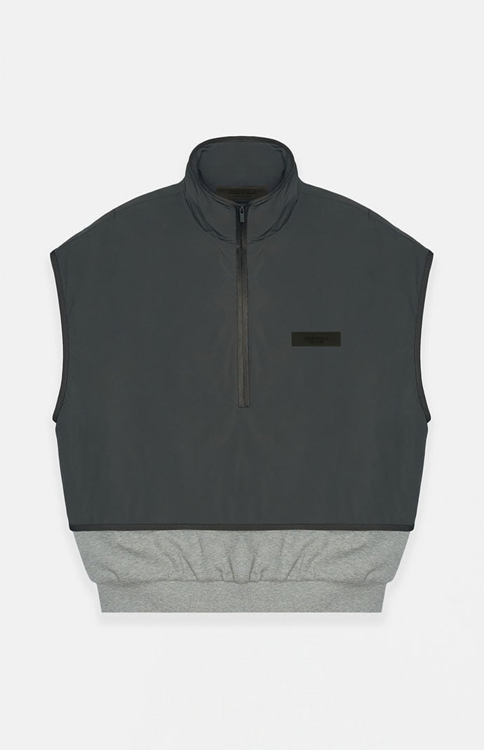 Fear of God Essentials Dark Heather Oatmeal Ink Nylon Fleece