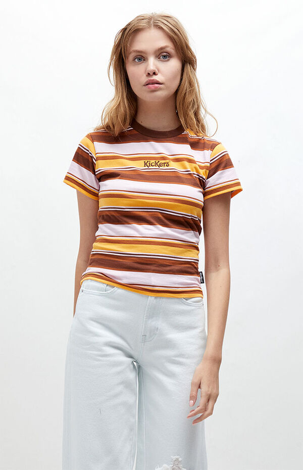 Multi Stripe Ringer T-Shirt