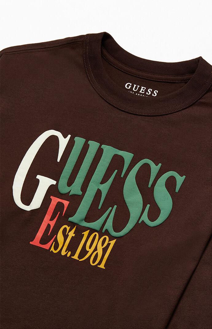 guess logo long sleeve