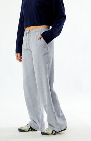 Linen Pull-On Pants image number 3