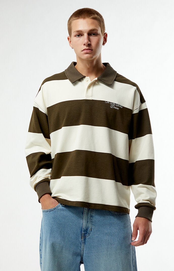 Pacsun Restless Rugby Polo Shirt