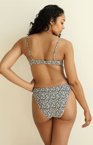 Seashore High Waisted Cheeky Bikini Bottom image number 3